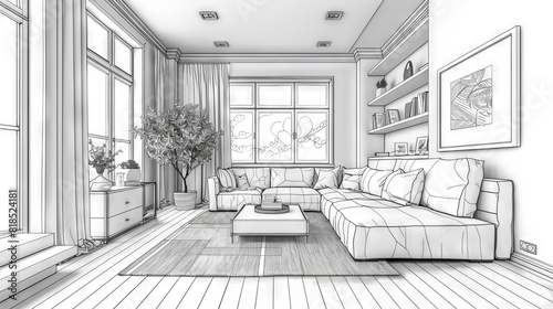 Minimalistic Boho Style Home Interior Design Front Cover Magazine Inspiration © MiniMaxi