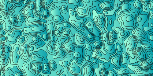 Rhythmic contours crafting silent maps of flowing landscapes

