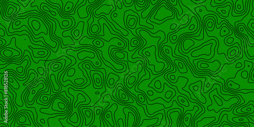 Abstract topography wavy line map.