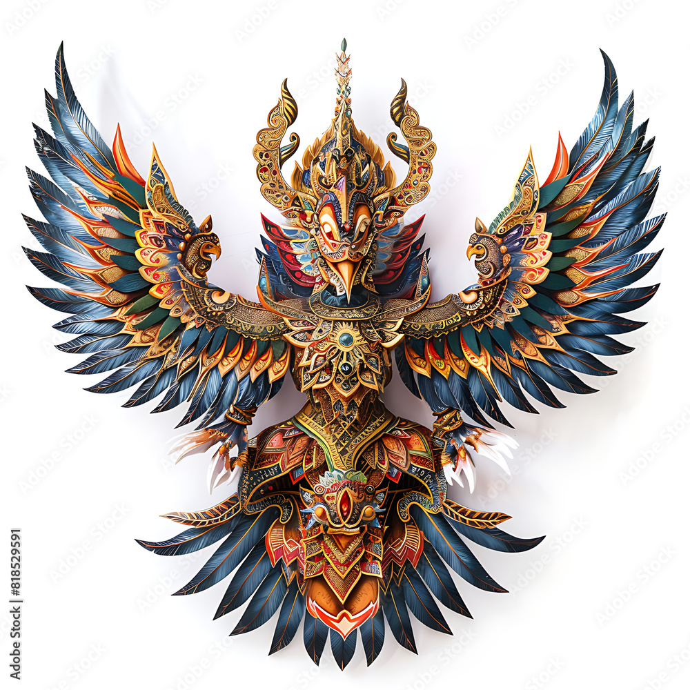 Garuda, a literary animal, shows a creative and charismatic culture Garuda, a literary animal, shows a creative and charismatic culture