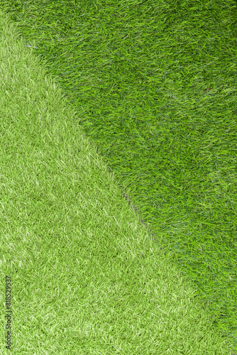 Artificial two green grass contrast