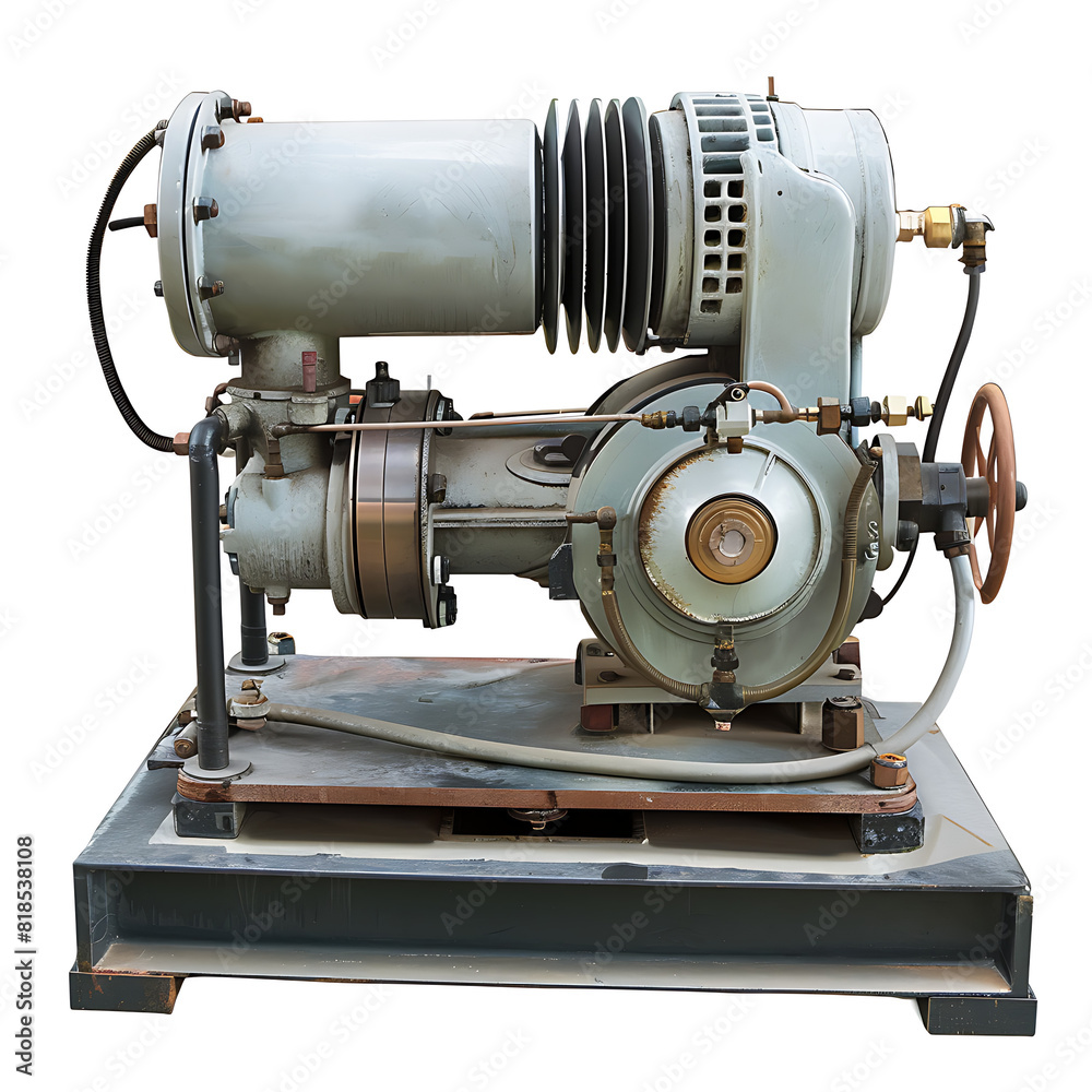 Fototapeta premium Air pump, a multi-purpose machine that facilitates mechanic work