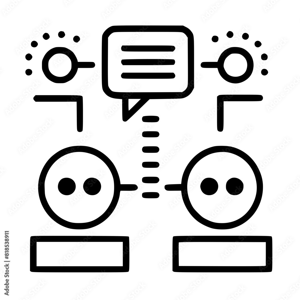 communication icon, business icon, technology icon, discussion icon ...