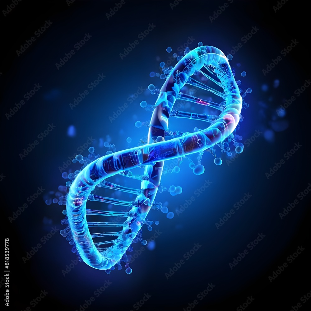 DNA gene background science helix cell genetic medical biotechnology, Ai Generated DNA gene background science helix cell genetic medical biotechnology, Ai Generated