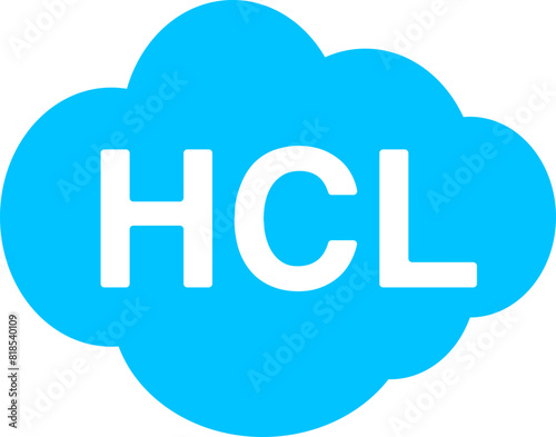 HCL icon, HCL, hydrochloric acid, chemistry, science, element, icon, color, school, round photo