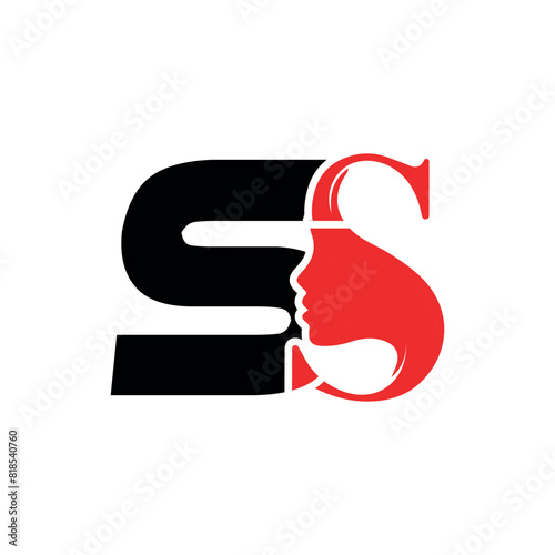 SSS logo. S S S design. White SSS letter. SSS, letter logo design. Initial letter linked circle uppercase monogram logo.