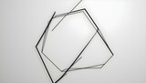 A geometric frame with clean lines and angles