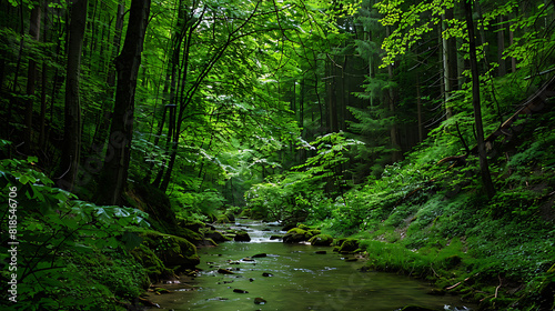 Emerald Serenity  A Symphony of Green Landscapes