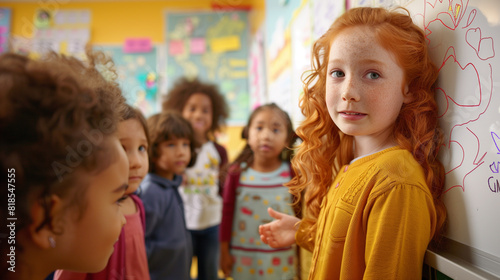 Children Participating in Classroom Activity