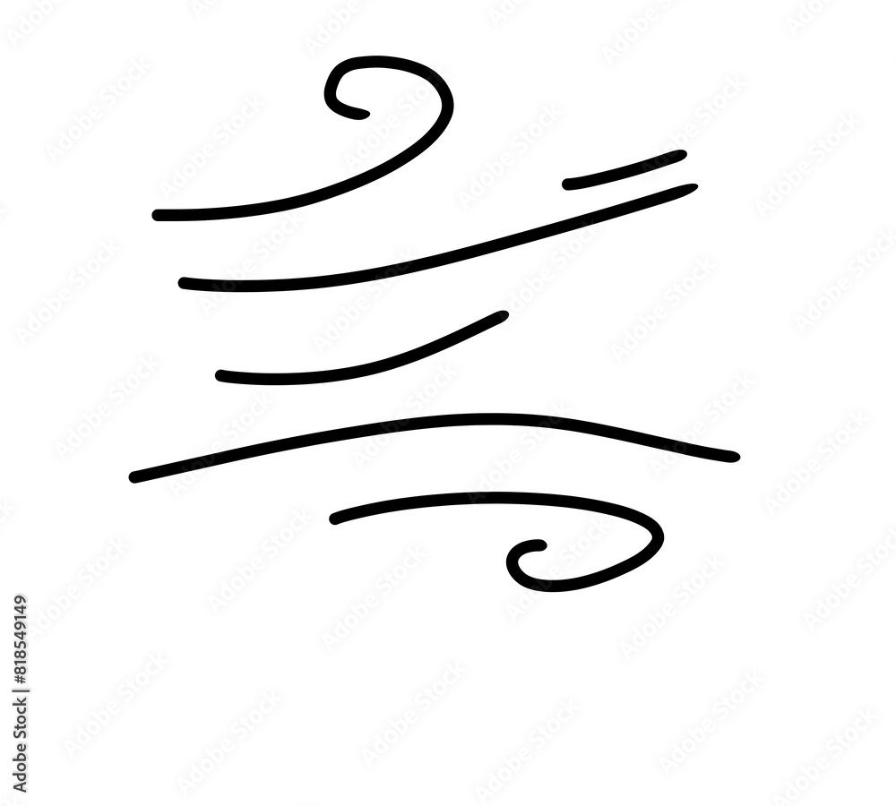 illustration of a set of black and white symbols wind illustration of a set of black and white symbols wind