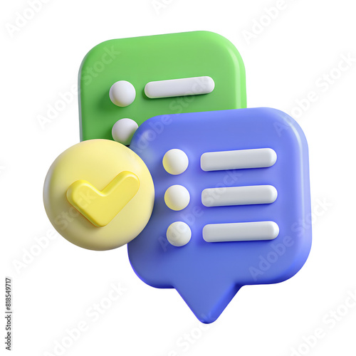3d task checklist transparent