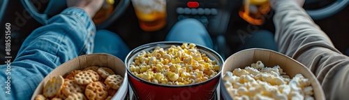 Keep a variety of snacks and drinks on hand to keep everyone satisfied during the drive photo