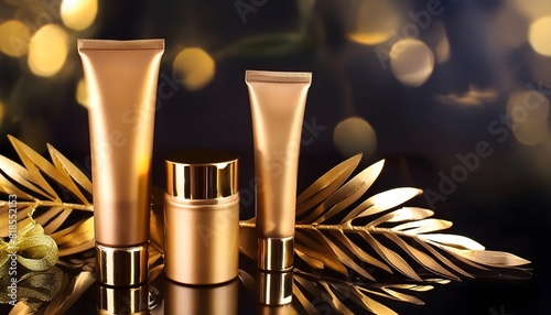 a premium product packaging for a luxury skincare line.