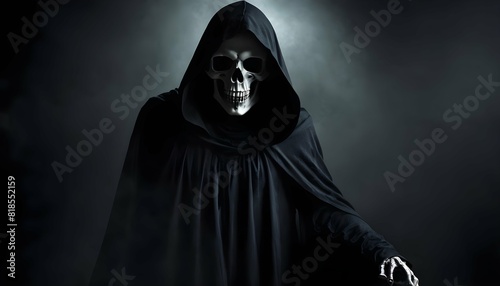 The grim reaper emerging from the shadows his pre upscaled_2