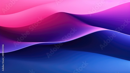 Abstract wavy pattern in vibrant pink and purple hues. Abstract artwork with colorful waves that appear to be flowing and swirling across the background. Dynamic background for modern design. AIG35.