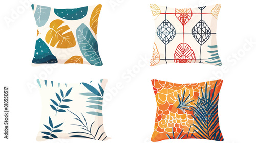 Cosy decorative cushions designs. Pillows Four for in