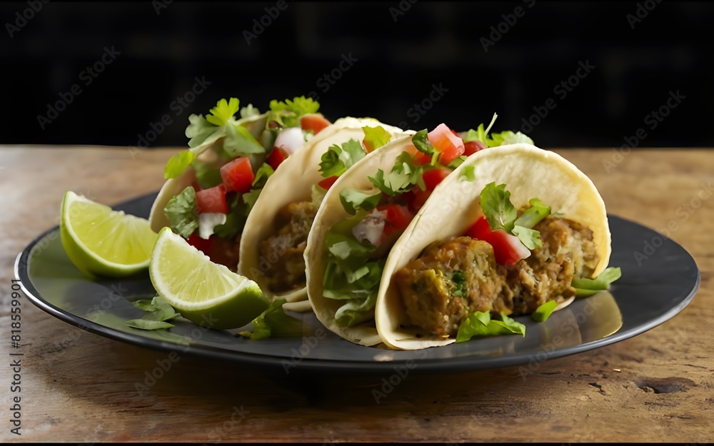 meatloaf tacos with pineapples, lime, cilantro, best selling, stock images, stock photos meatloaf tacos with pineapples, lime, cilantro, best selling, stock images, stock photos