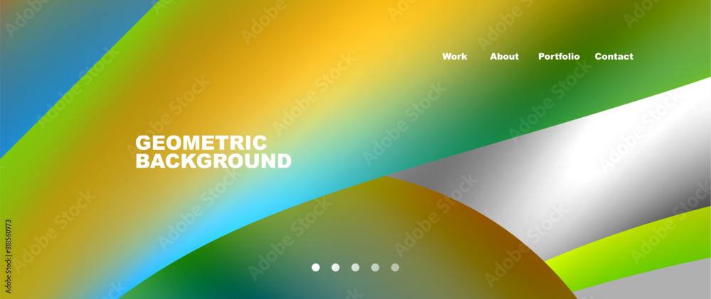 Web page design with geometric elements - circle and wave. Techno art concept. Vector Illustration For Wallpaper, Banner, Background, Card, Book Illustration, landing page Web page design with geometric elements - circle and wave. Techno art concept. Vector Illustration For Wallpaper, Banner, Background, Card, Book Illustration, landing page
