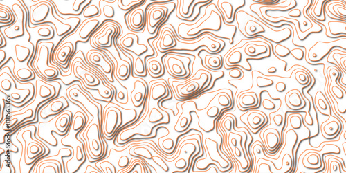 Abstract forms shaping new dimensions of flowing cartographic design

