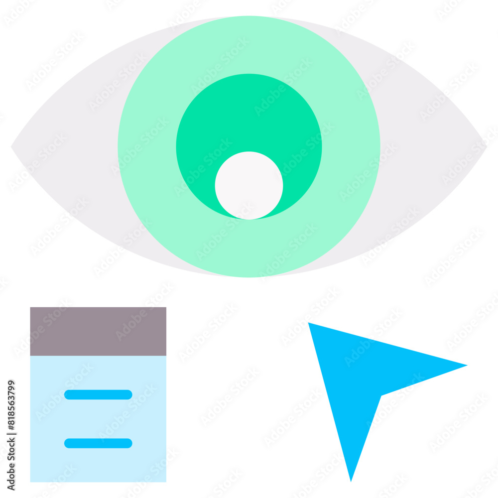 Vector Icon eye, Art, design, eye, look, view Vector Icon eye, Art, design, eye, look, view