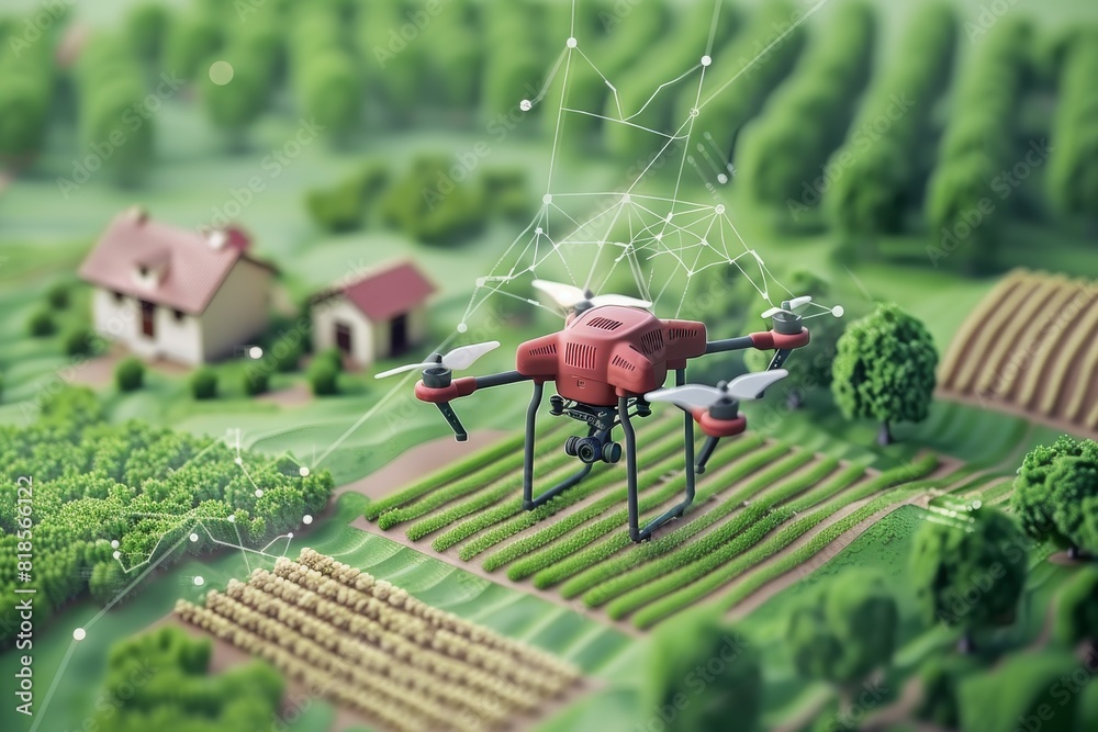 Drone-aided soil analysis for targeted nutrient management