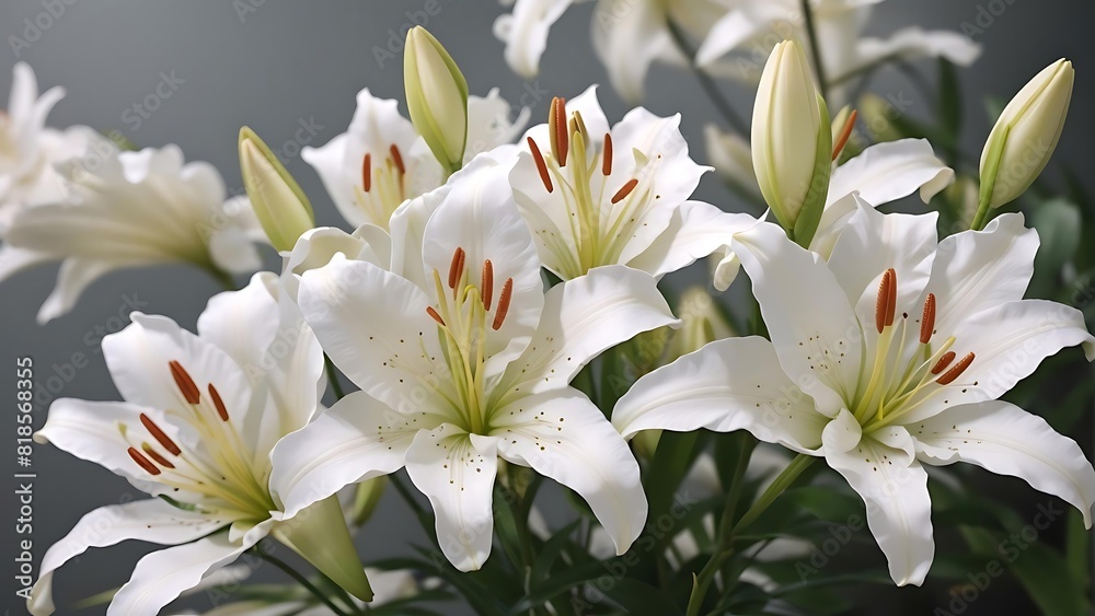 White lillie close up White lillie close up