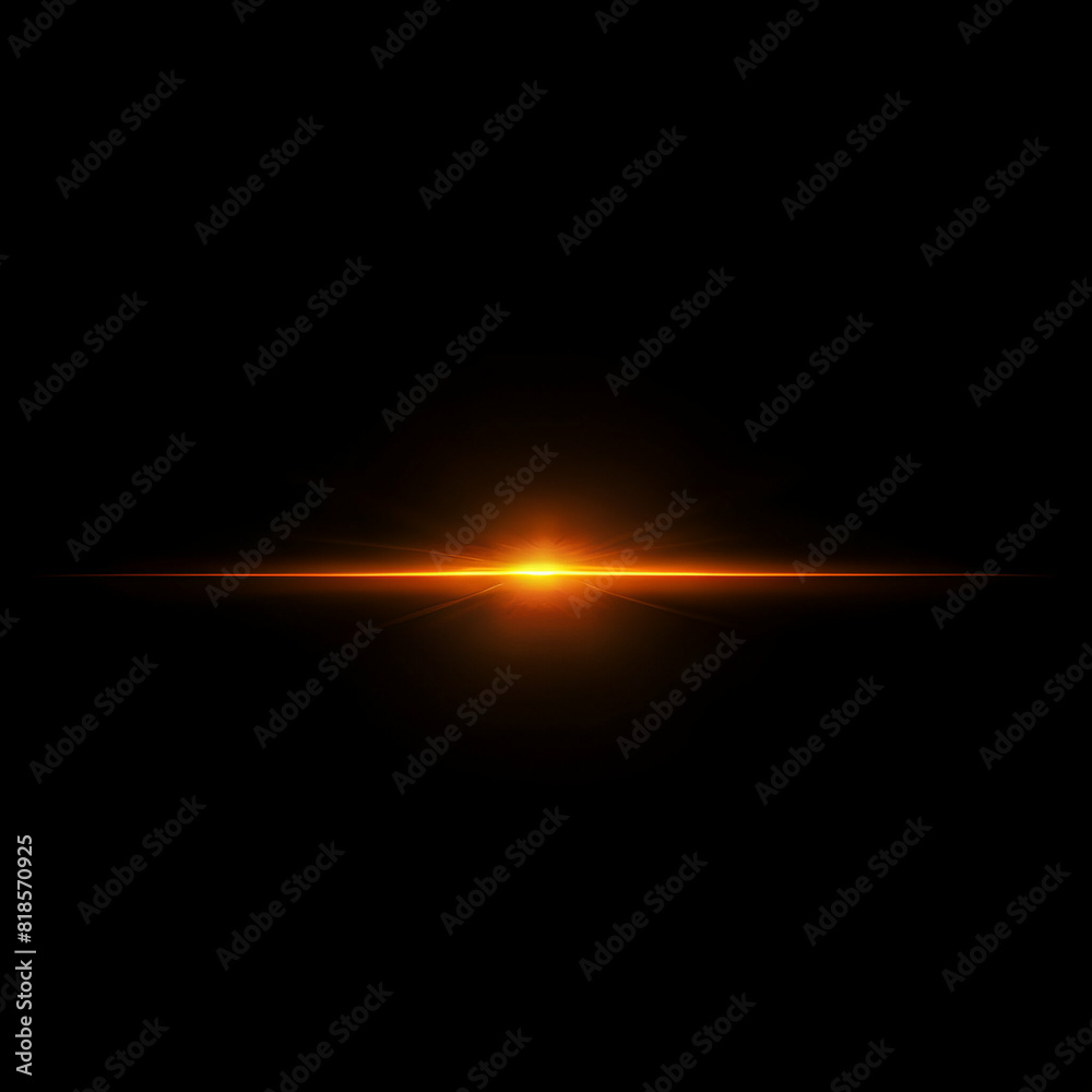 Fototapeta premium sun rising over the horizon line 