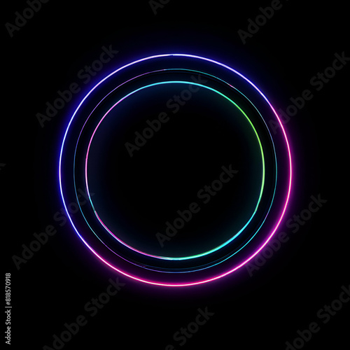 abstract background with glowing circles
