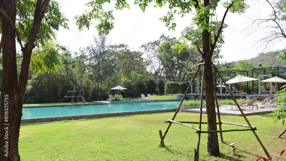 Sunny Day at a Resort