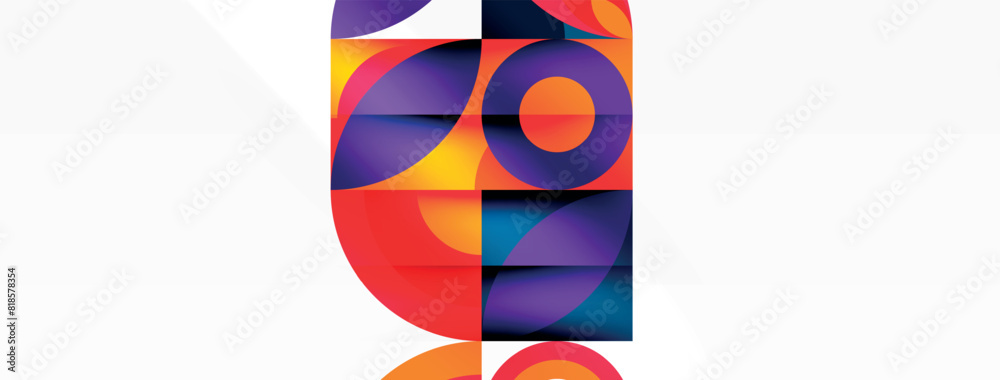 Geometric abstract background design. Vector illustration Geometric abstract background design. Vector illustration