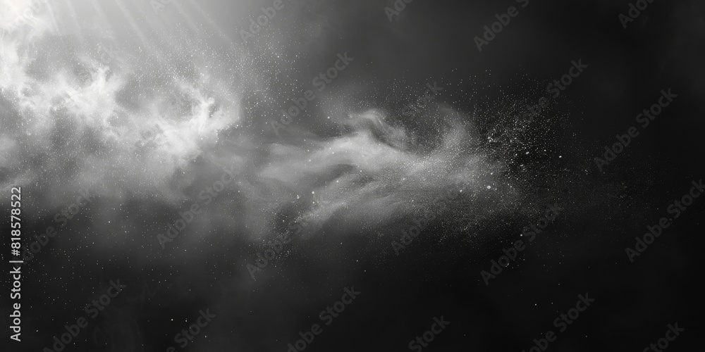 Blurry depiction of starry sky filled with dust and debris. Space ambiance concept Blurry depiction of starry sky filled with dust and debris. Space ambiance concept