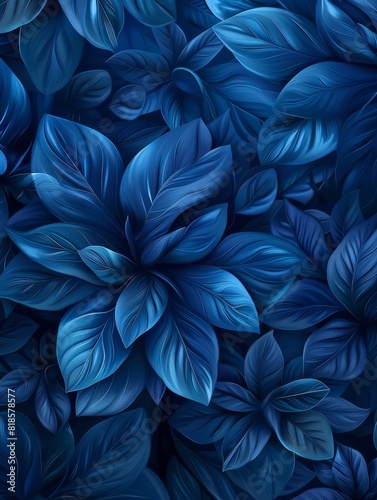 Abstract floral organic wallpaper background illustration