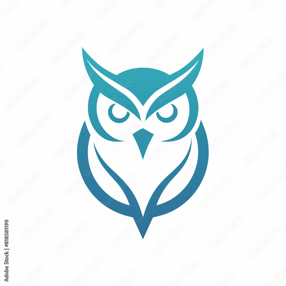 Owl logo design icon vector art illustration Owl logo design icon vector art illustration