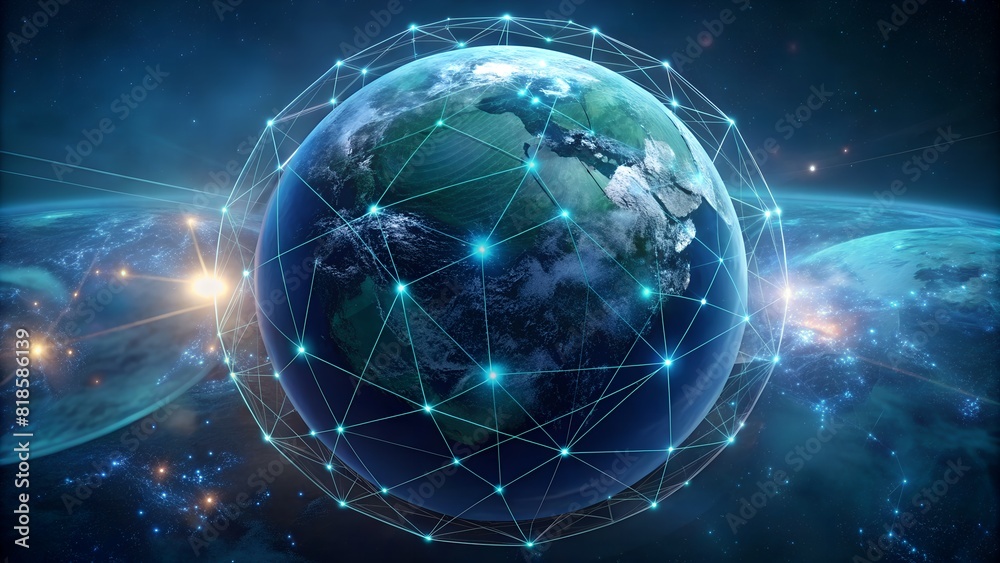 Global network connection concept, abstract concept earth, World map point, line, composition, representing the global, Global network connection,international meaning. Global network connection concept, abstract concept earth, World map point, line, composition, representing the global, Global network connection,international meaning.