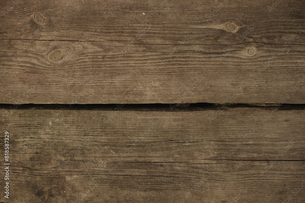 Obraz premium Dark wood texture background with natural pattern, wooden table top view. Empty arboreal background