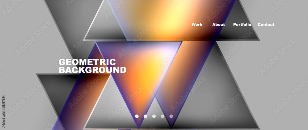Gradient triangle geometric minimal wallpaper Gradient triangle geometric minimal wallpaper