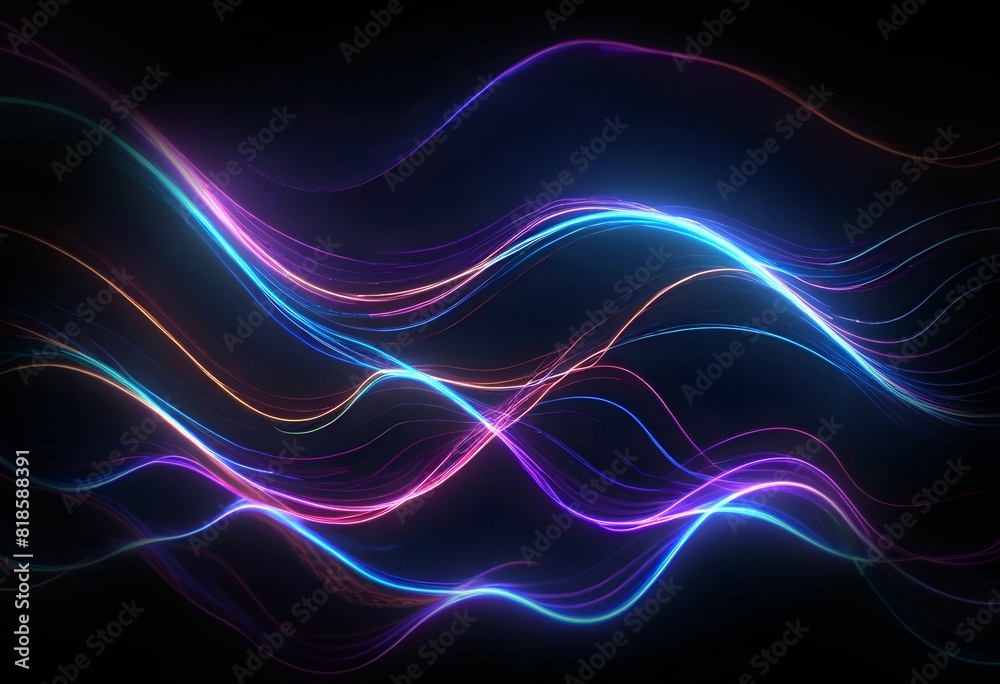 abstract background with glowing lines abstract background with glowing lines