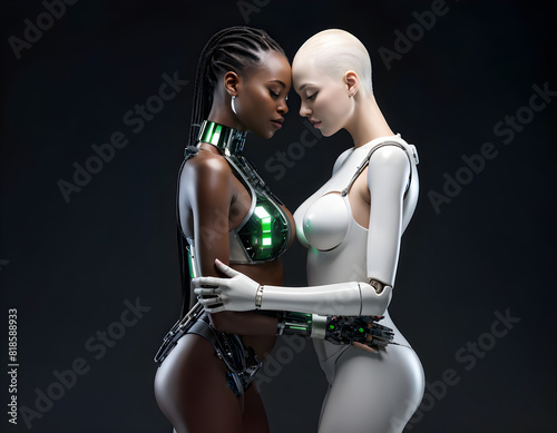 schreibe 49 englische keywords nebeneinander durch Beistrich getrennt incl female, woman, bikini, sexy, erotic, beautiful, african, africa, metaverse AI, AR, VR, arificial intelligence, virtual realit photo
