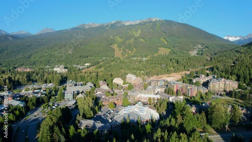 Whistler Canada Summer Vacation Destination Aerial View