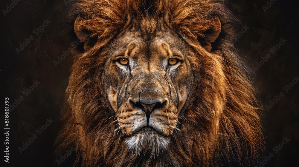 Majestic lion