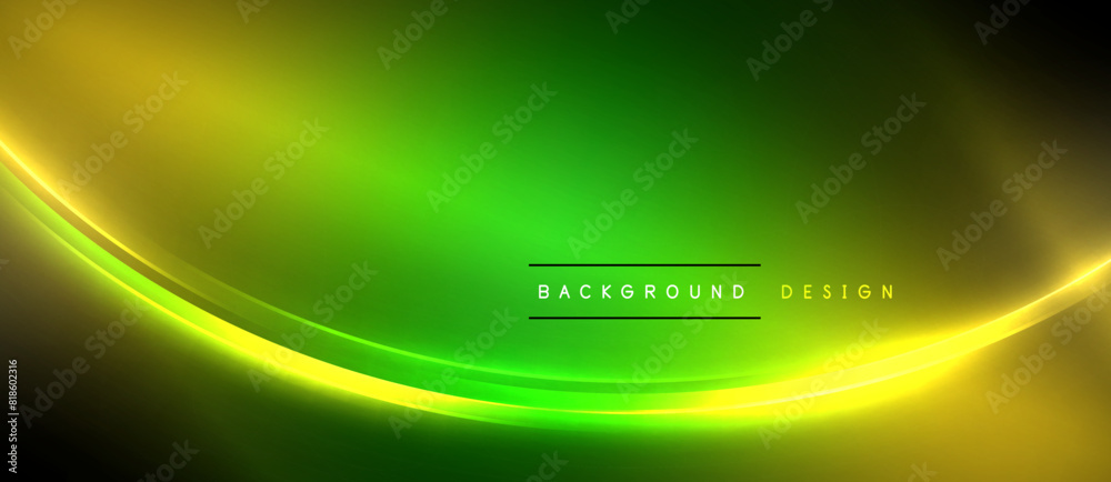 Neon glowing circle rays, light round lines in the dark, planet style neon wave lines. Energetic electric concept design for wallpaper, banner, background Neon glowing circle rays, light round lines in the dark, planet style neon wave lines. Energetic electric concept design for wallpaper, banner, background