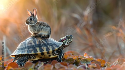 Rabbit Rides on Turtle’s Back photo