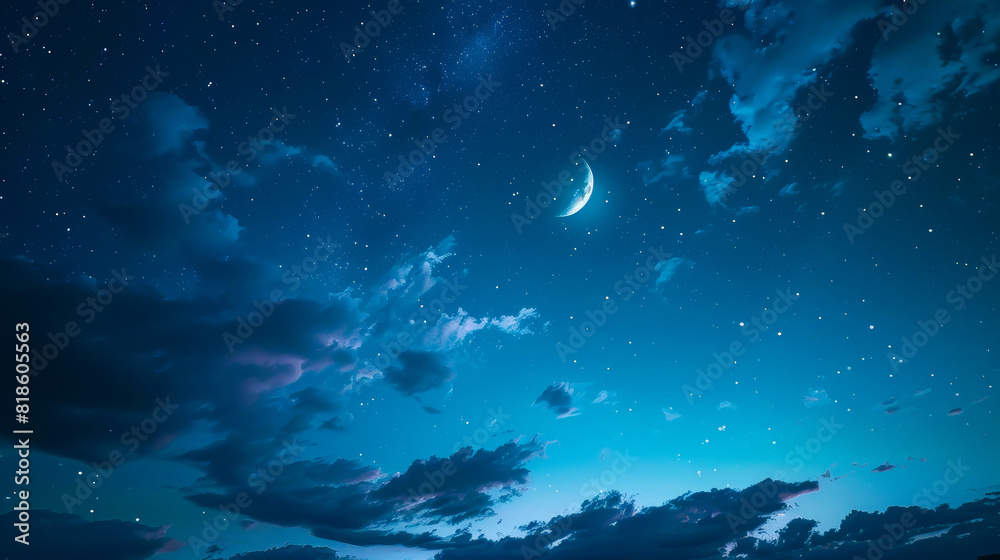 Fototapeta premium Beautiful Night Sky with Stars 