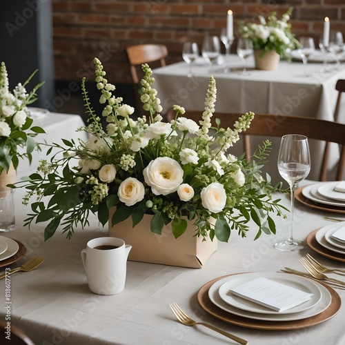 table setting for a wedding