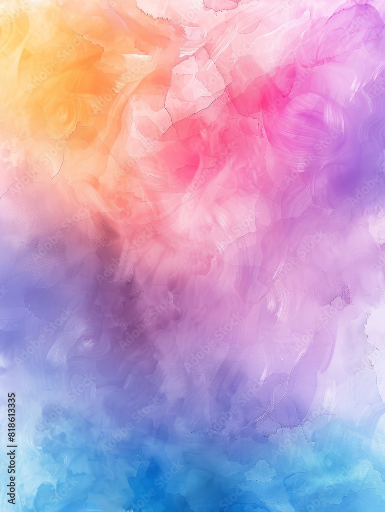 a mesmerizing watercolor abstract background with soft, blended hues of pastel colors.