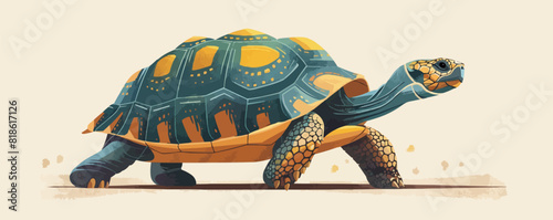 tortoise. vector simple