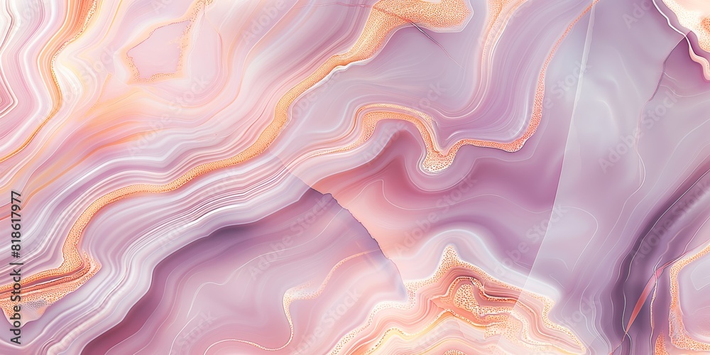 Fototapeta premium Vibrant pink swirl marble texture