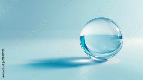 abstract futuristic freeform glass background