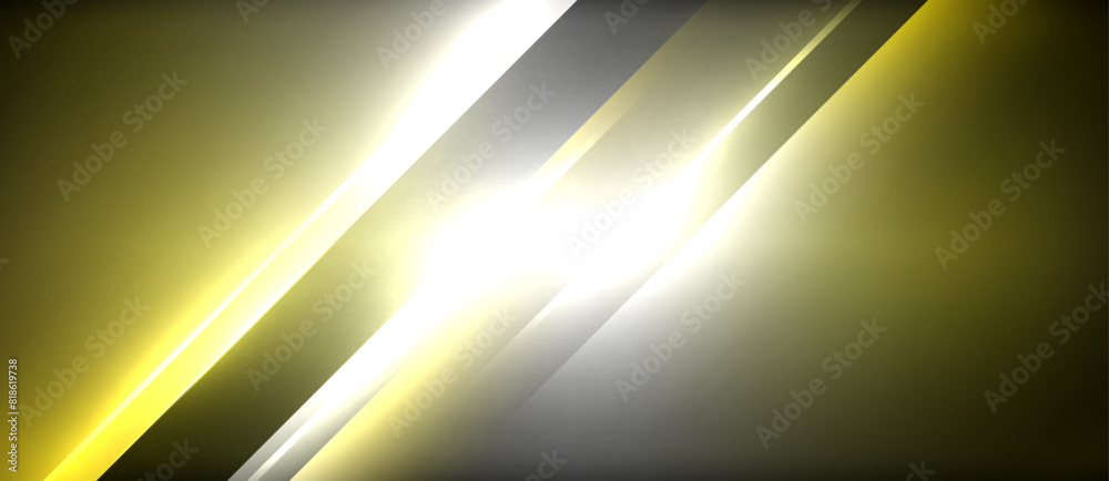 Neon dynamic diagonal light rays background. Techno digital geometric concept design for wallpaper, banner, presentation, background Neon dynamic diagonal light rays background. Techno digital geometric concept design for wallpaper, banner, presentation, background