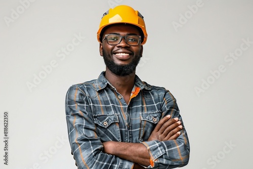 a man wearing a hard hat and glasses © Robert